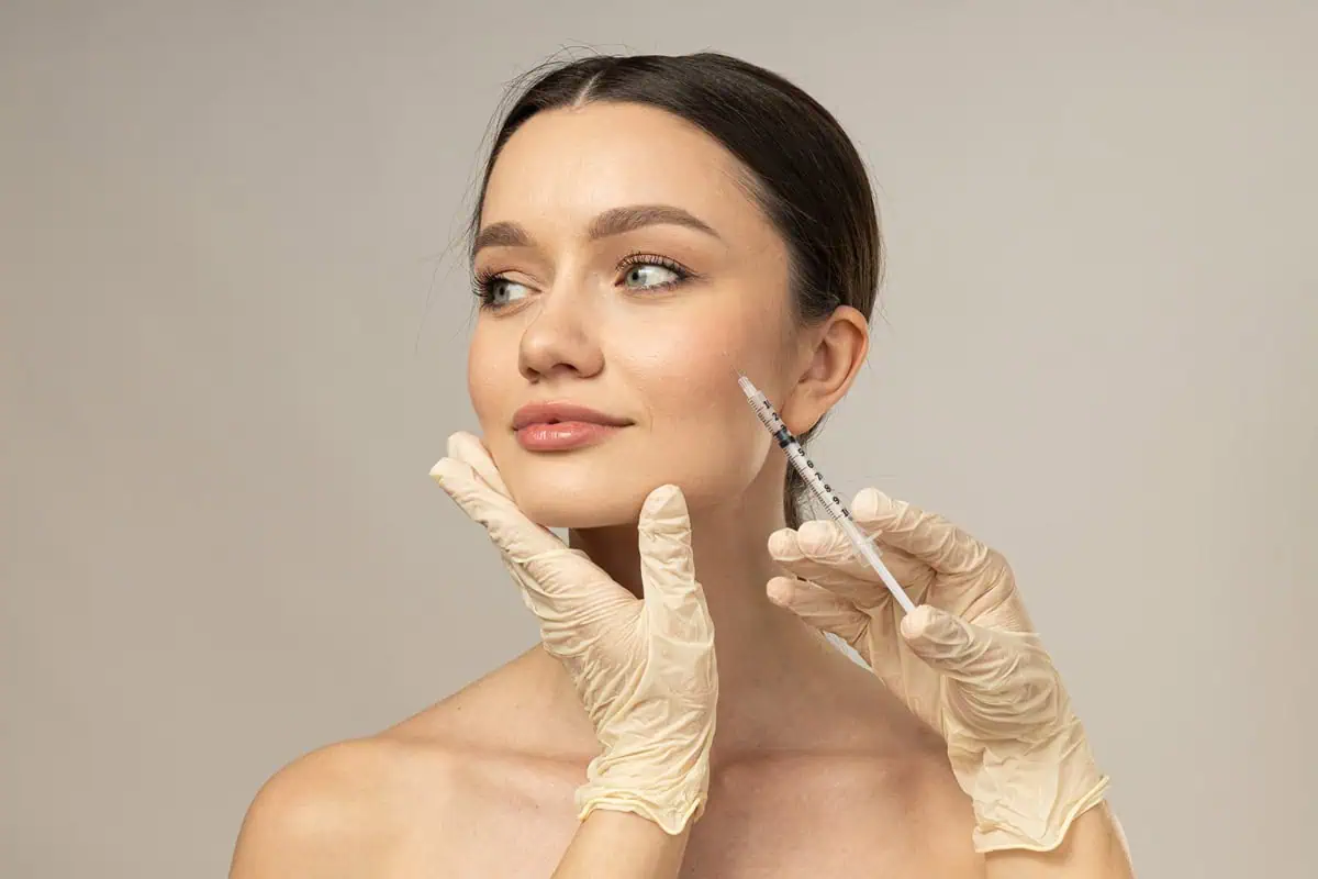 Dysport injection being performed in Newton, MA